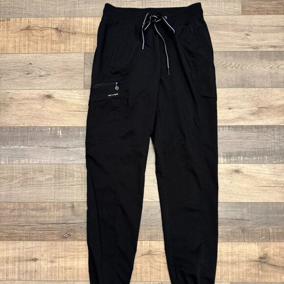 Healing Hands Black Scrub Joggers (XST - Extra Small Tall) - Picture 1 of 5